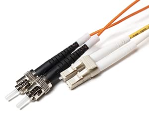 Amazon | OM2 LC ST プレナムデュプレックスファイバーパッチケーブル
